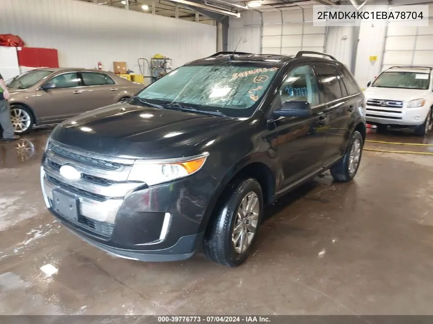 2FMDK4KC1EBA78704 2014 Ford Edge Limited