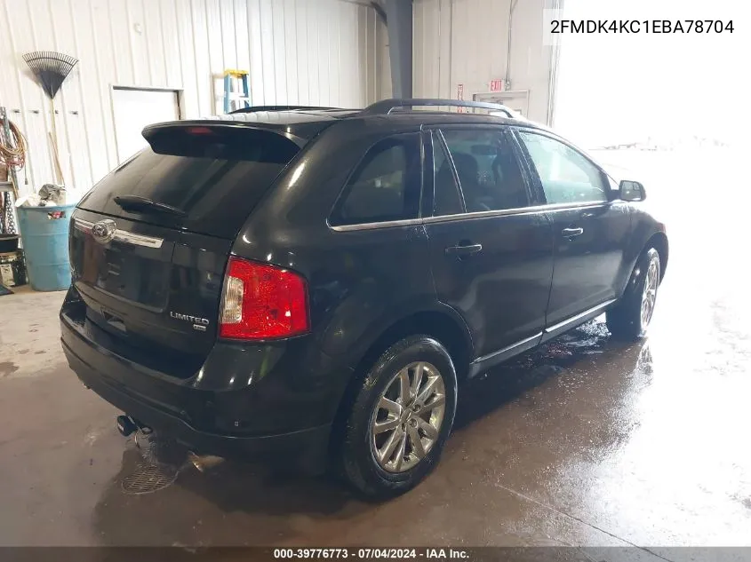 2FMDK4KC1EBA78704 2014 Ford Edge Limited