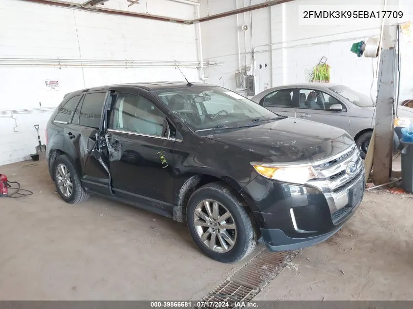 2014 Ford Edge Limited VIN: 2FMDK3K95EBA17709 Lot: 39866681