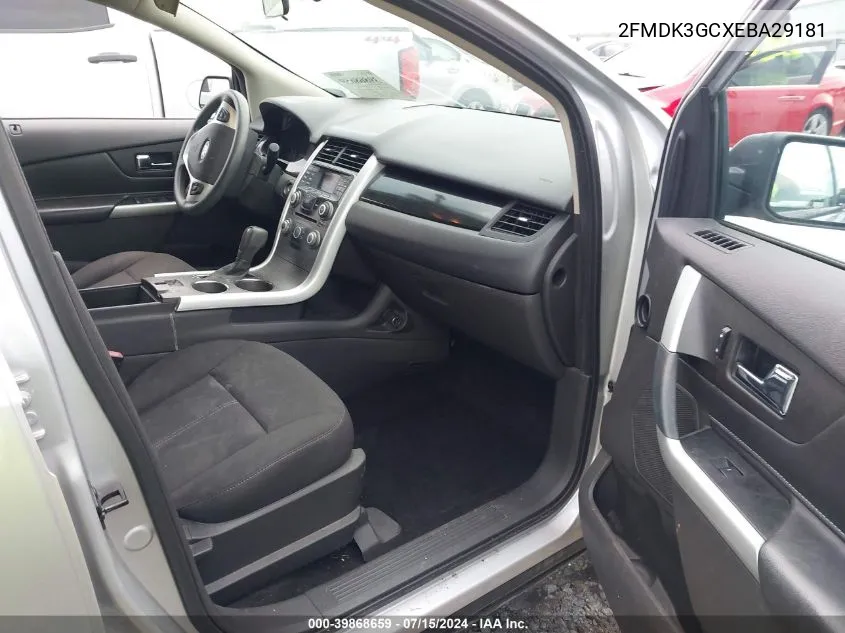 2FMDK3GCXEBA29181 2014 Ford Edge Se