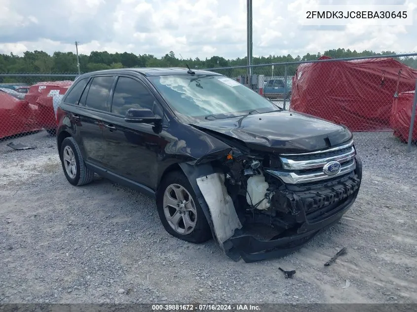 2014 Ford Edge Sel VIN: 2FMDK3JC8EBA30645 Lot: 39881672