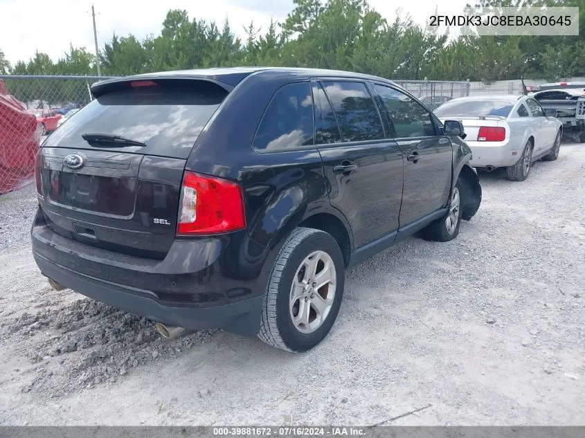 2014 Ford Edge Sel VIN: 2FMDK3JC8EBA30645 Lot: 39881672