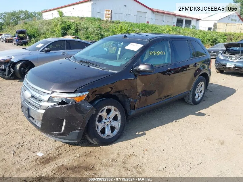 2014 Ford Edge Sel VIN: 2FMDK3JC6EBA51056 Lot: 39892932