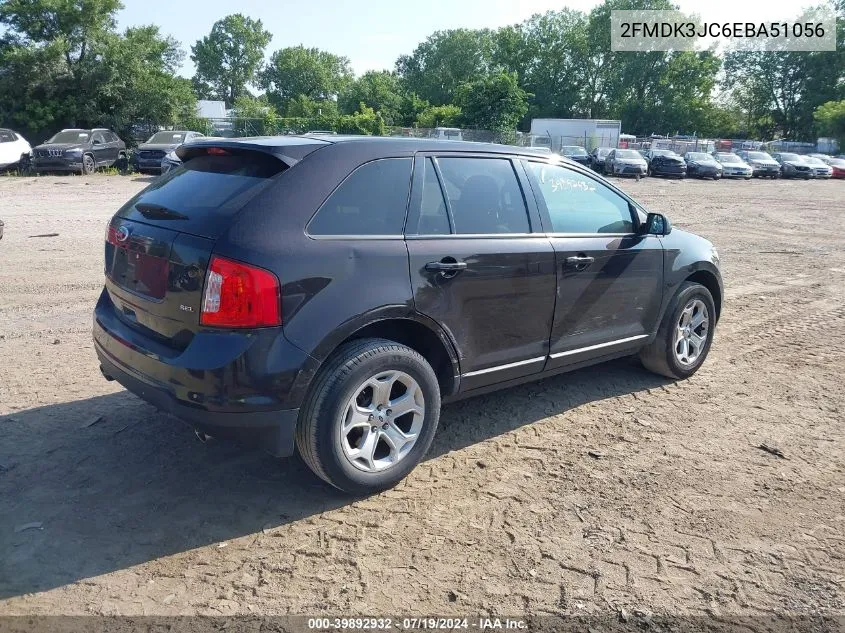 2014 Ford Edge Sel VIN: 2FMDK3JC6EBA51056 Lot: 39892932