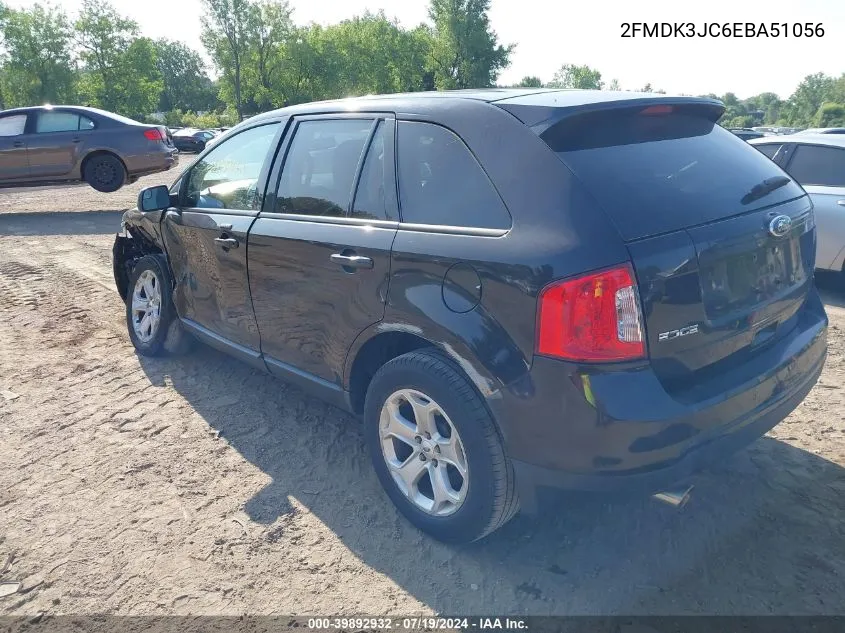 2014 Ford Edge Sel VIN: 2FMDK3JC6EBA51056 Lot: 39892932