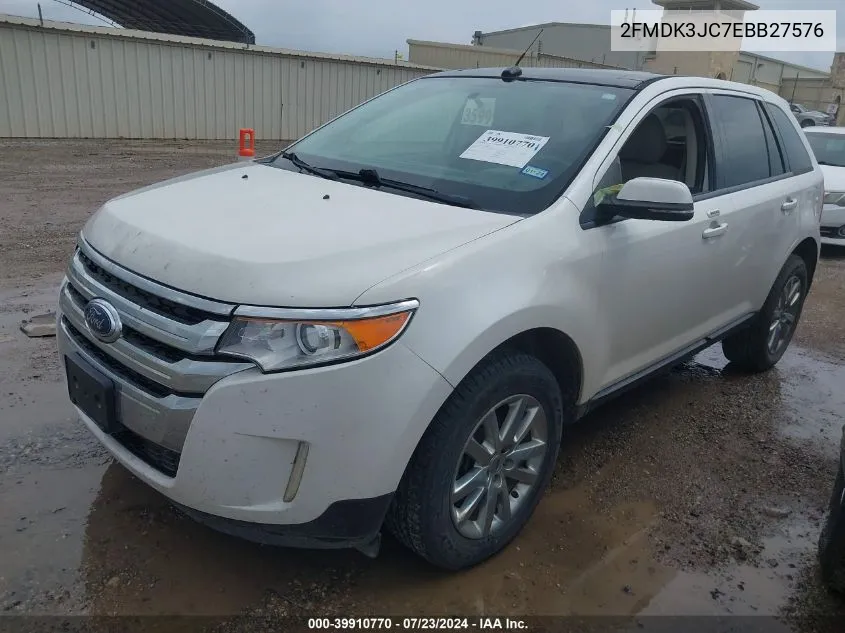 2FMDK3JC7EBB27576 2014 Ford Edge Sel