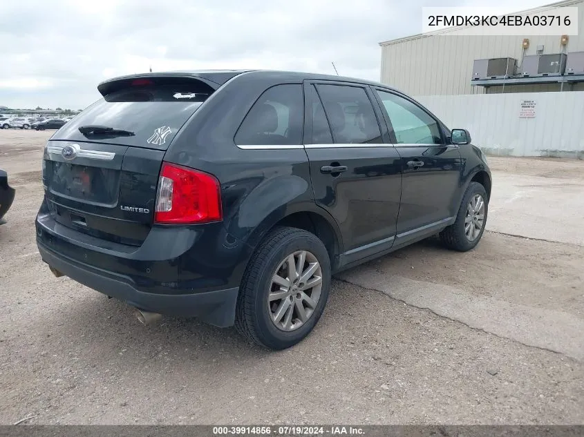 2FMDK3KC4EBA03716 2014 Ford Edge Limited