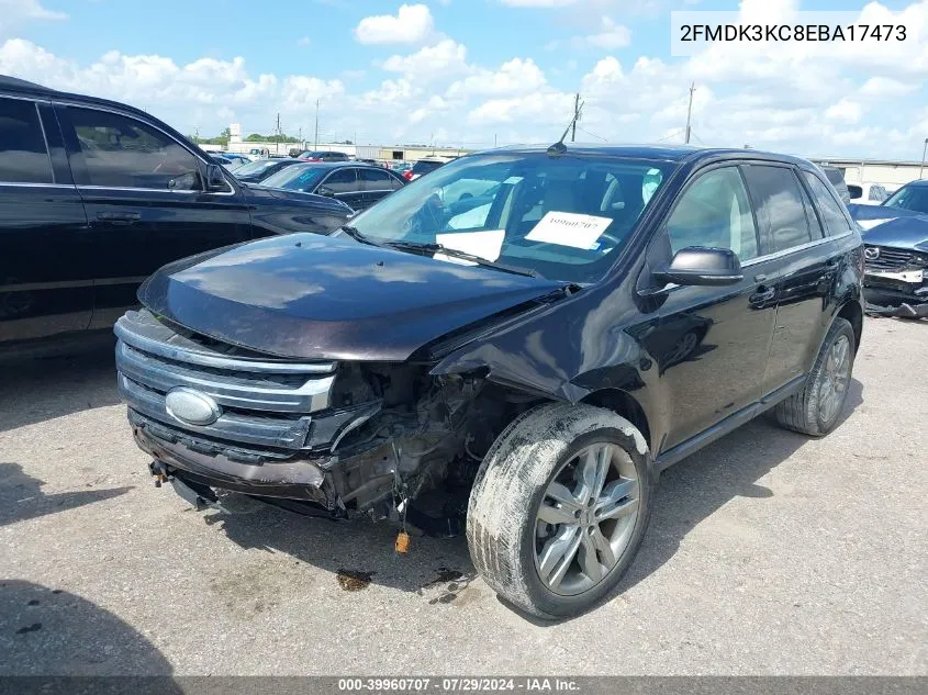 2FMDK3KC8EBA17473 2014 Ford Edge Limited