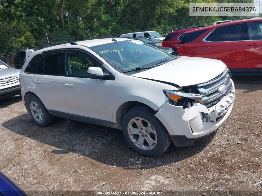 2014 Ford Edge Sel VIN: 2FMDK4JC5EBA84376 Lot: 39974527