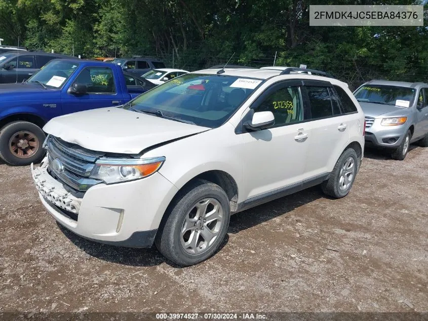 2014 Ford Edge Sel VIN: 2FMDK4JC5EBA84376 Lot: 39974527