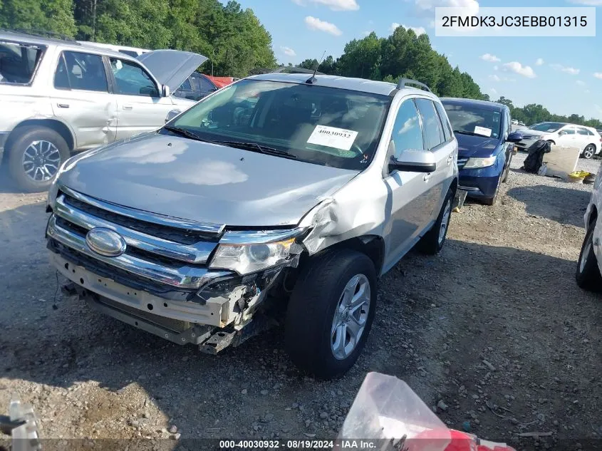 2FMDK3JC3EBB01315 2014 Ford Edge Sel