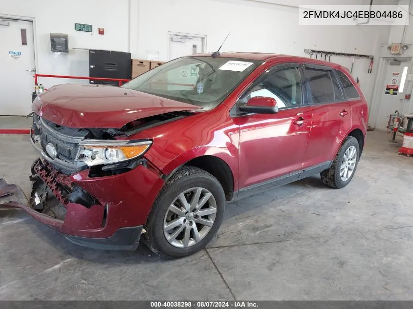 2FMDK4JC4EBB04486 2014 Ford Edge Sel