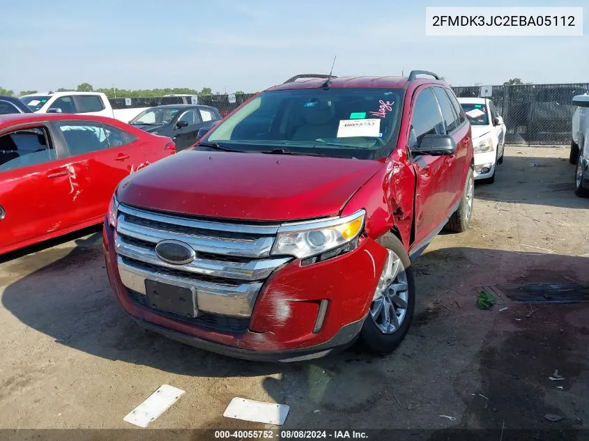 2FMDK3JC2EBA05112 2014 Ford Edge Sel