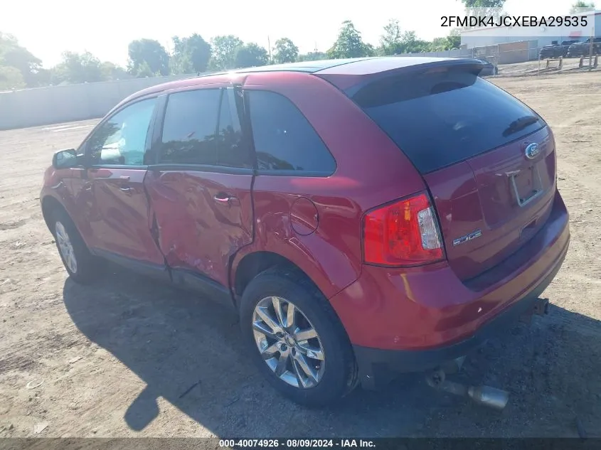 2FMDK4JCXEBA29535 2014 Ford Edge Sel