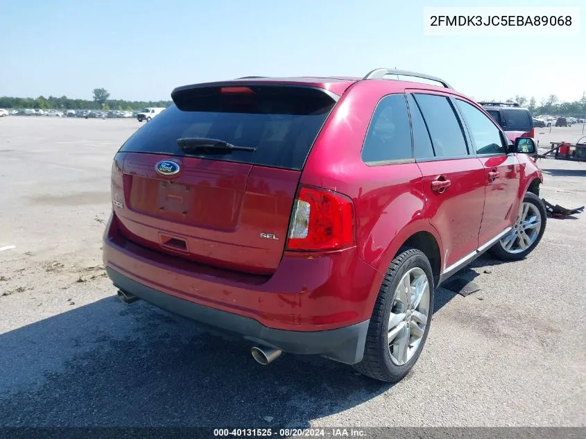 2014 Ford Edge Sel VIN: 2FMDK3JC5EBA89068 Lot: 40131525