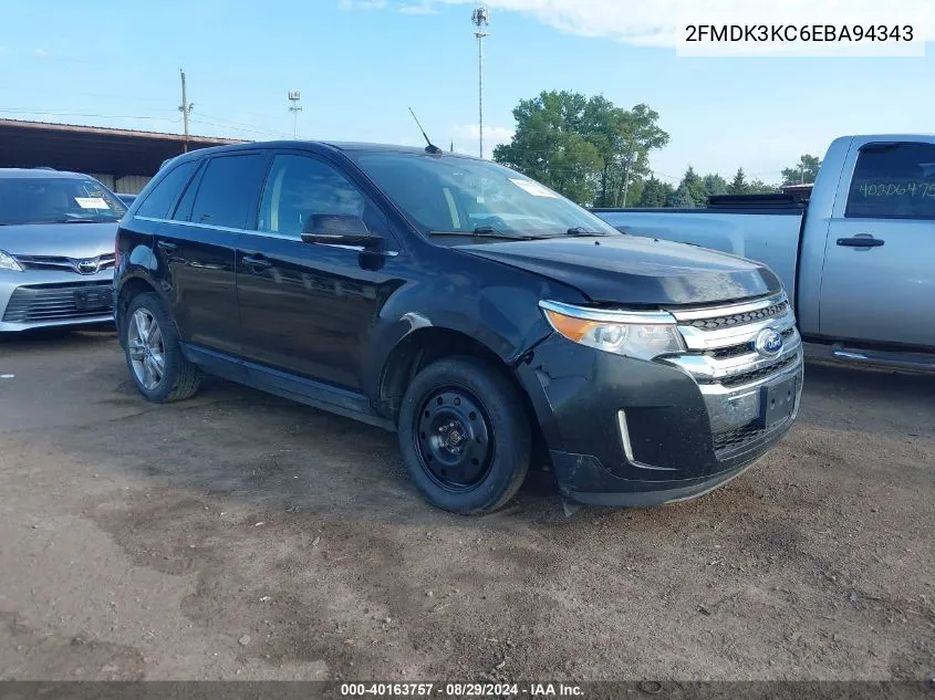 2014 Ford Edge Limited VIN: 2FMDK3KC6EBA94343 Lot: 40163757