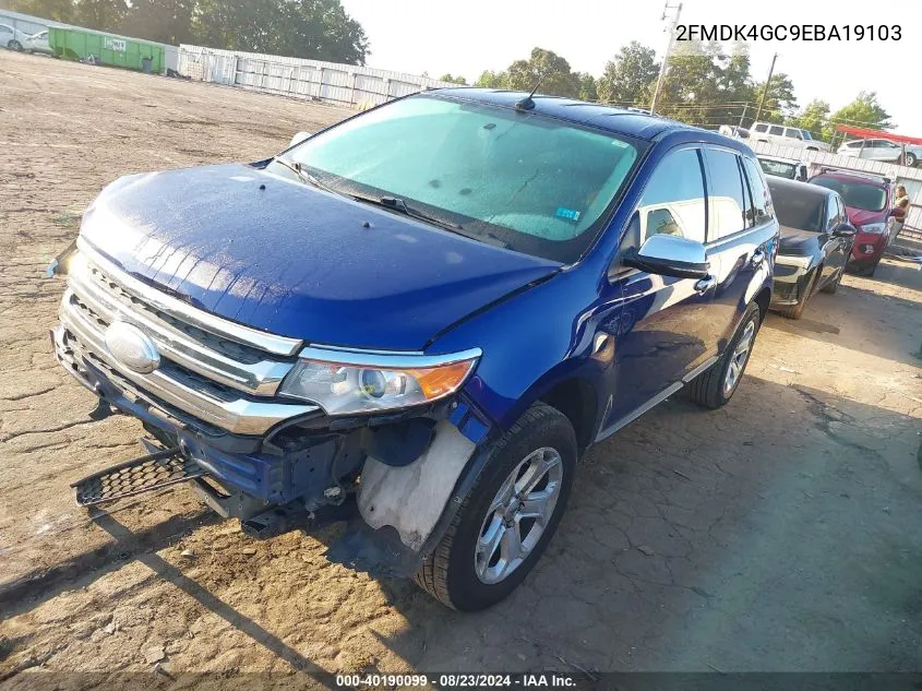 2FMDK4GC9EBA19103 2014 Ford Edge Se