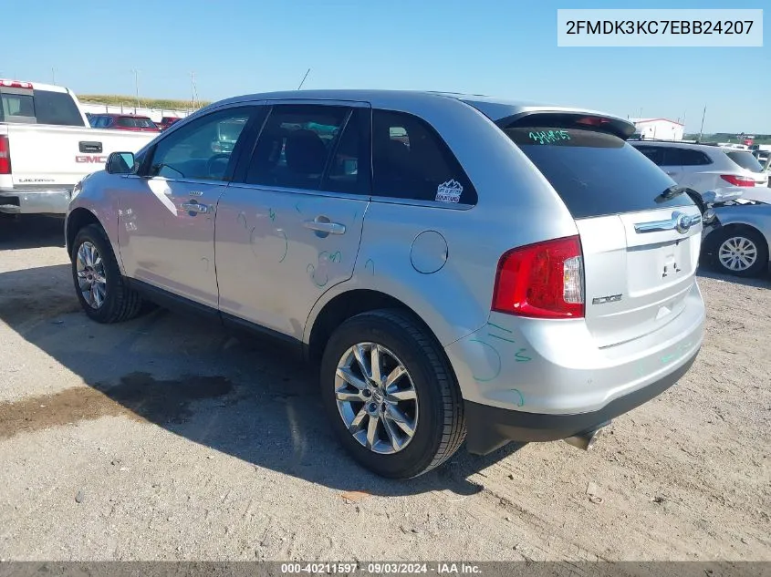 2FMDK3KC7EBB24207 2014 Ford Edge Limited