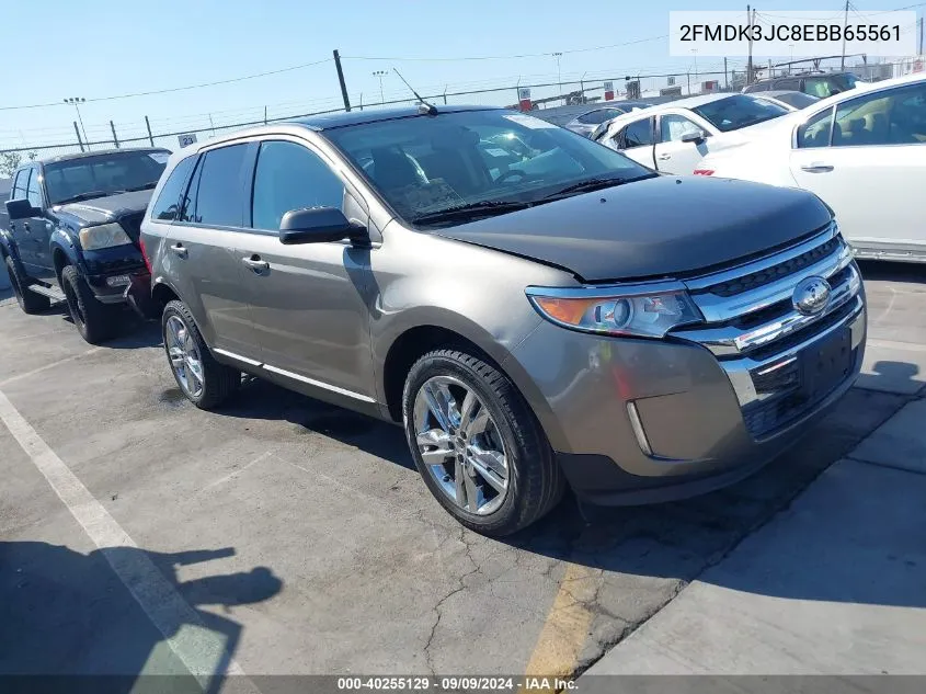 2014 Ford Edge Sel VIN: 2FMDK3JC8EBB65561 Lot: 40255129