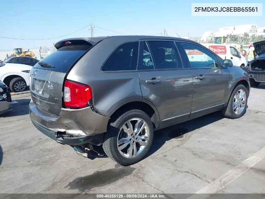 2014 Ford Edge Sel VIN: 2FMDK3JC8EBB65561 Lot: 40255129