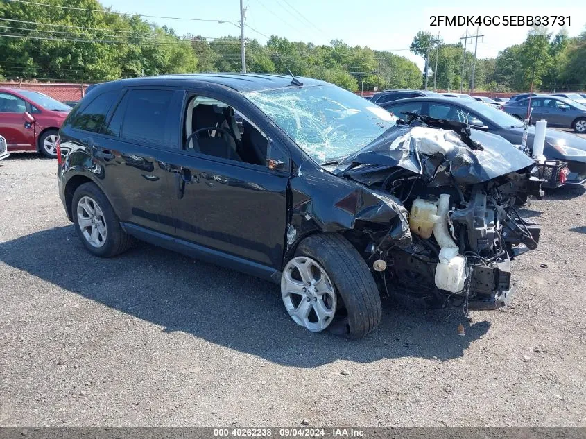 2014 Ford Edge Se VIN: 2FMDK4GC5EBB33731 Lot: 40262238