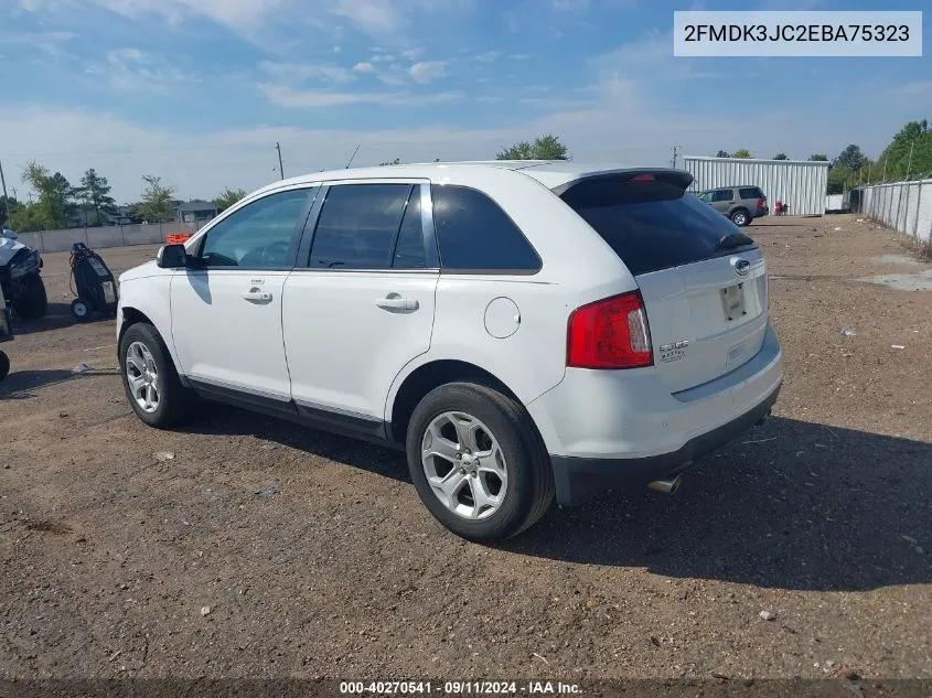 2014 Ford Edge Sel VIN: 2FMDK3JC2EBA75323 Lot: 40270541