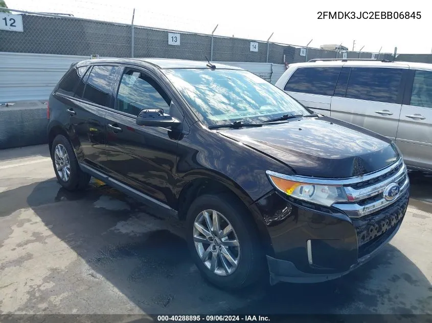 2014 Ford Edge Sel VIN: 2FMDK3JC2EBB06845 Lot: 40288895