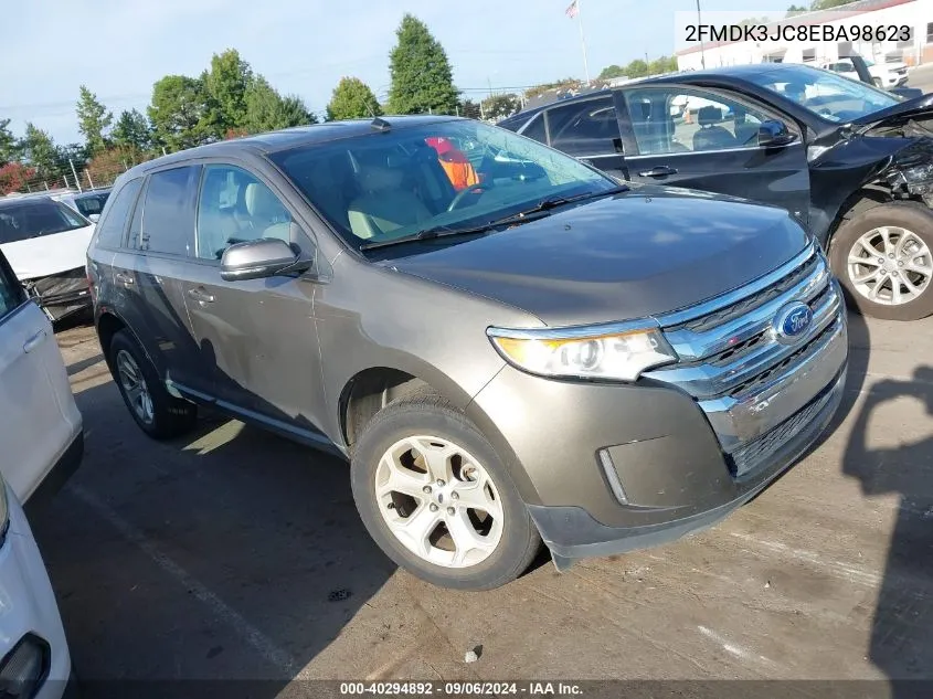 2014 Ford Edge Sel VIN: 2FMDK3JC8EBA98623 Lot: 40294892