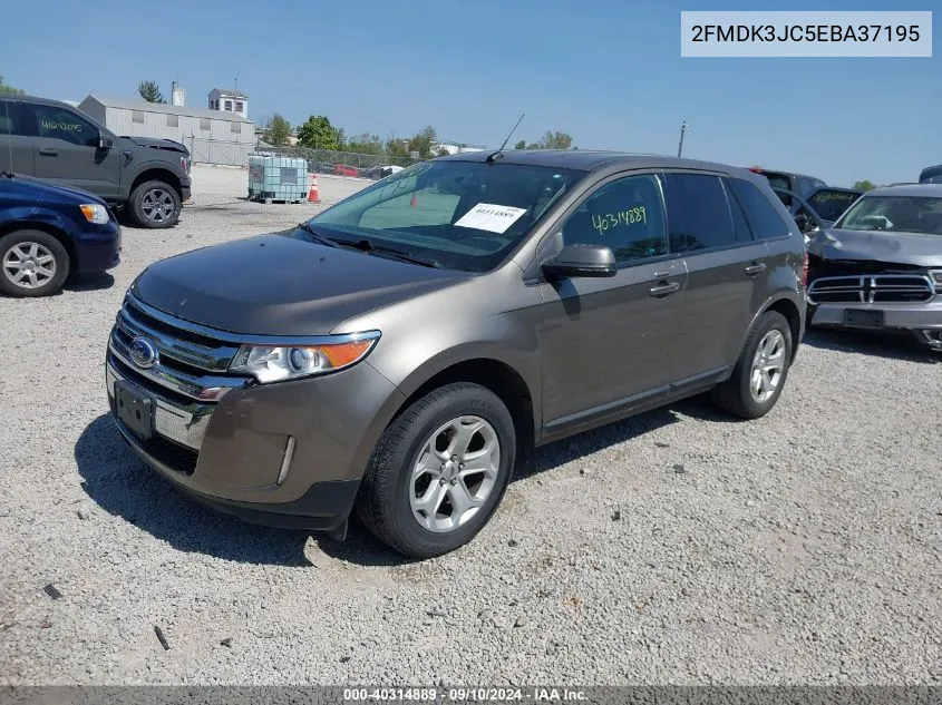 2014 Ford Edge Sel VIN: 2FMDK3JC5EBA37195 Lot: 40314889