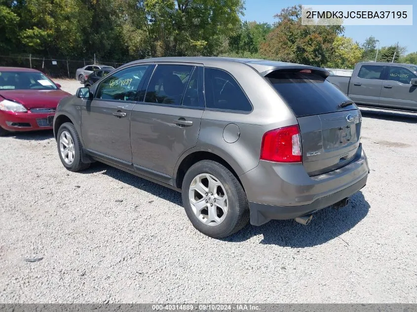 2014 Ford Edge Sel VIN: 2FMDK3JC5EBA37195 Lot: 40314889