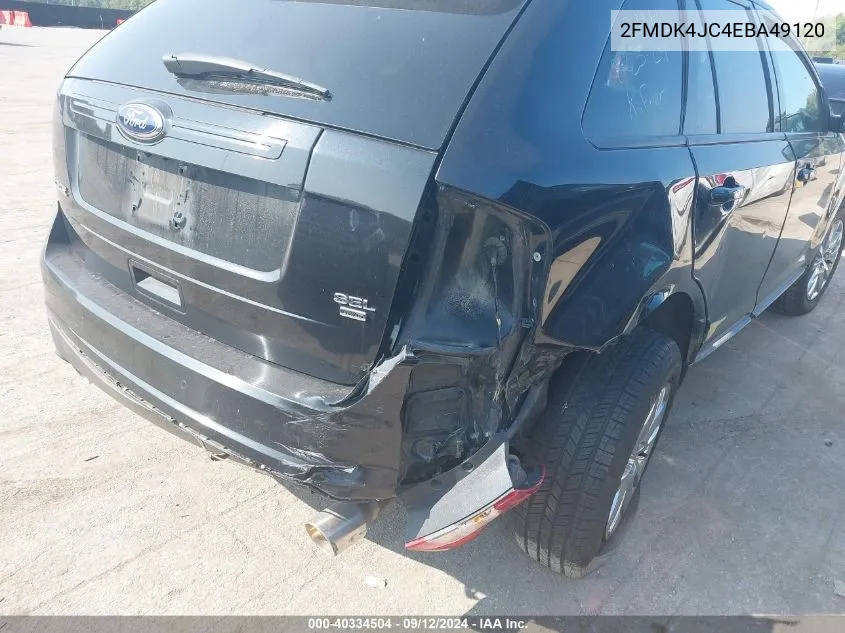 2FMDK4JC4EBA49120 2014 Ford Edge Sel