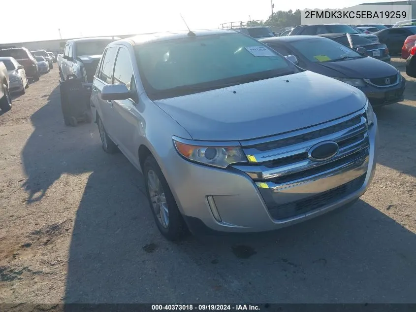 2014 Ford Edge Limited VIN: 2FMDK3KC5EBA19259 Lot: 40373018