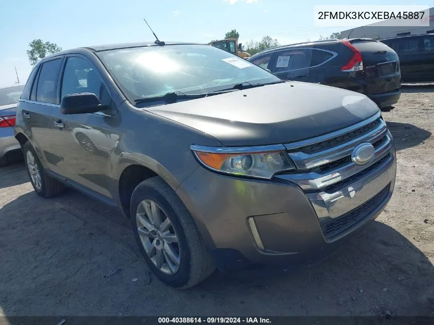 2014 Ford Edge Limited VIN: 2FMDK3KCXEBA45887 Lot: 40388614