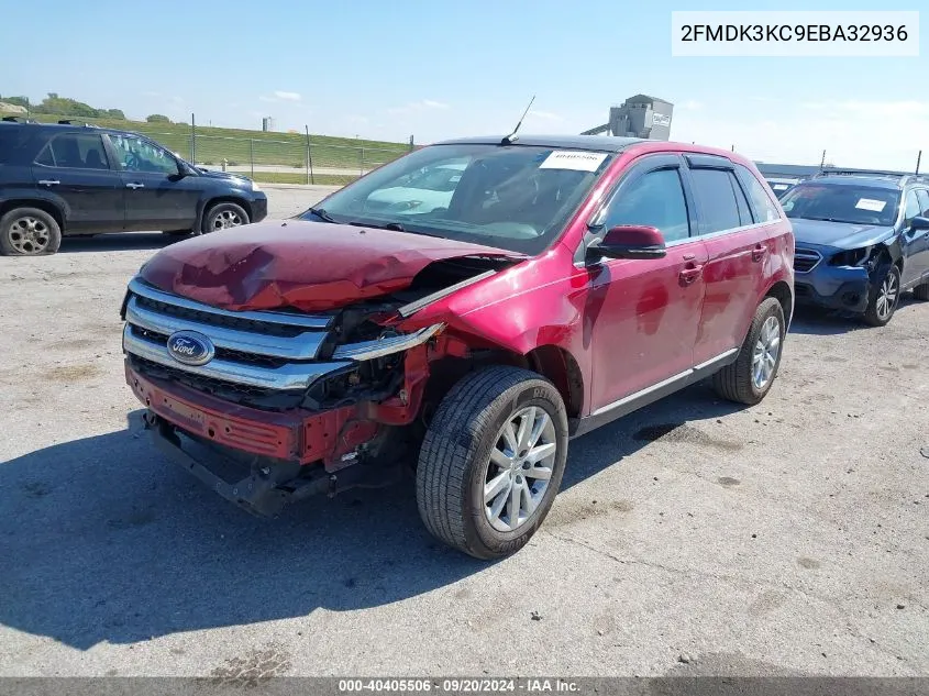 2014 Ford Edge Limited VIN: 2FMDK3KC9EBA32936 Lot: 40405506