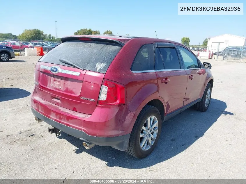 2014 Ford Edge Limited VIN: 2FMDK3KC9EBA32936 Lot: 40405506