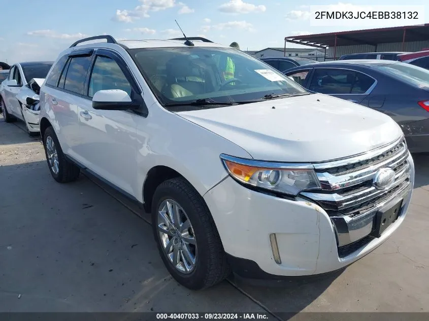 2014 Ford Edge Sel VIN: 2FMDK3JC4EBB38132 Lot: 40407033