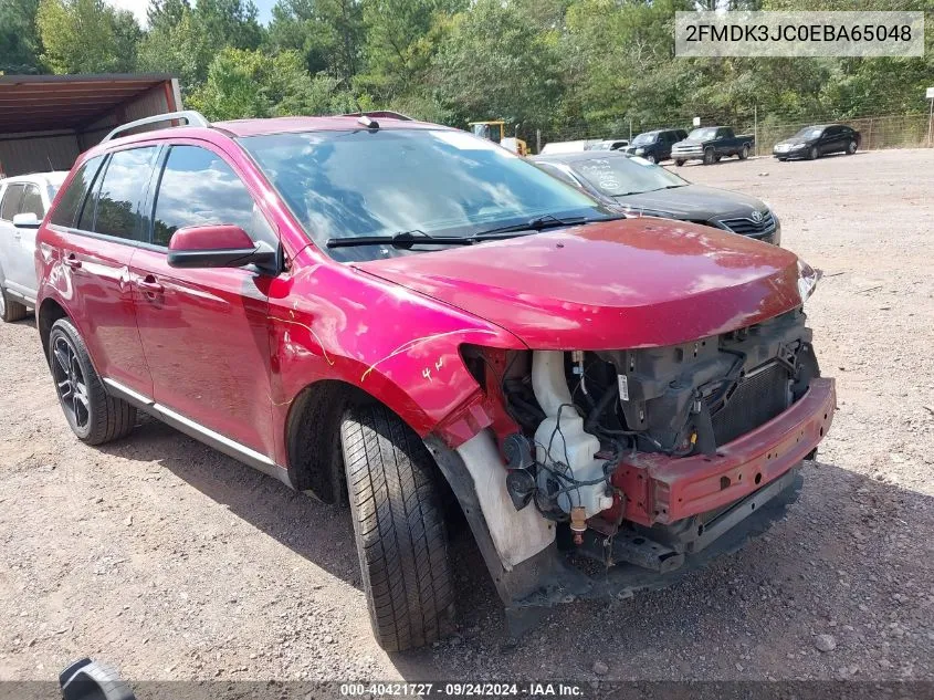 2014 Ford Edge Sel VIN: 2FMDK3JC0EBA65048 Lot: 40421727