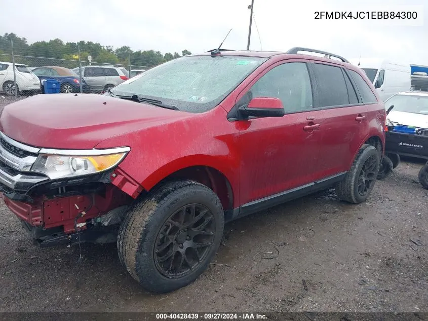 2014 Ford Edge Sel VIN: 2FMDK4JC1EBB84300 Lot: 40428439