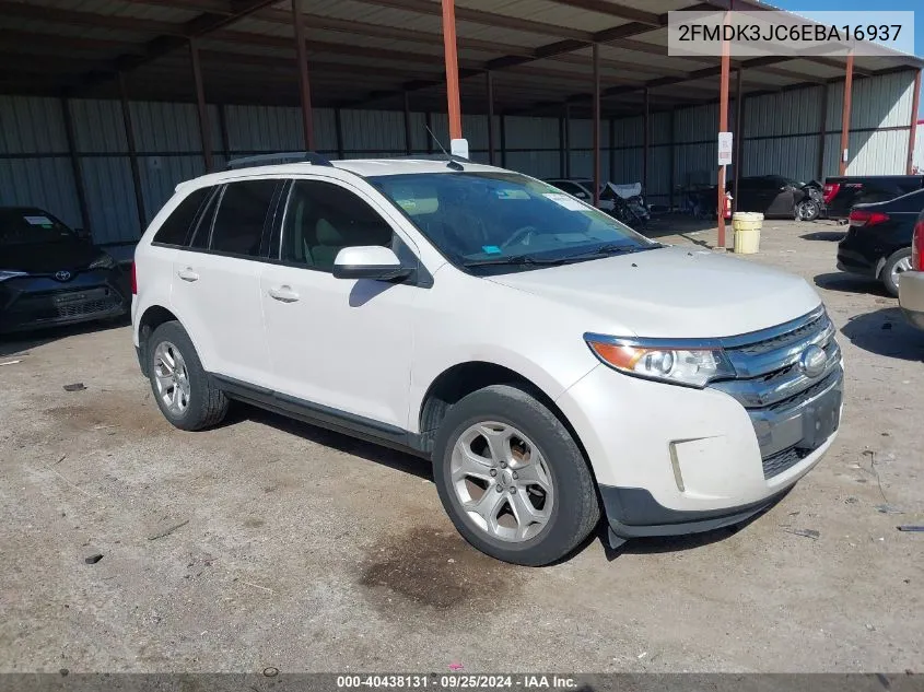 2014 Ford Edge Sel VIN: 2FMDK3JC6EBA16937 Lot: 40438131