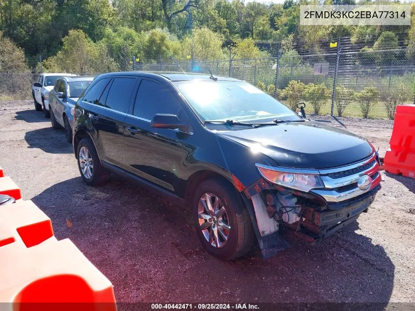 2014 Ford Edge Limited VIN: 2FMDK3KC2EBA77314 Lot: 40442471