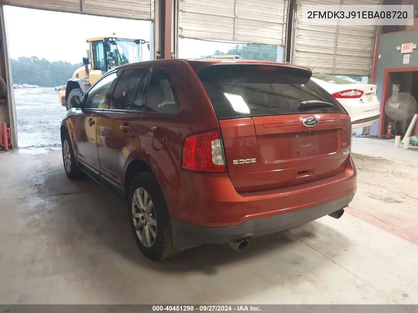 2014 Ford Edge Sel VIN: 2FMDK3J91EBA08720 Lot: 40451298