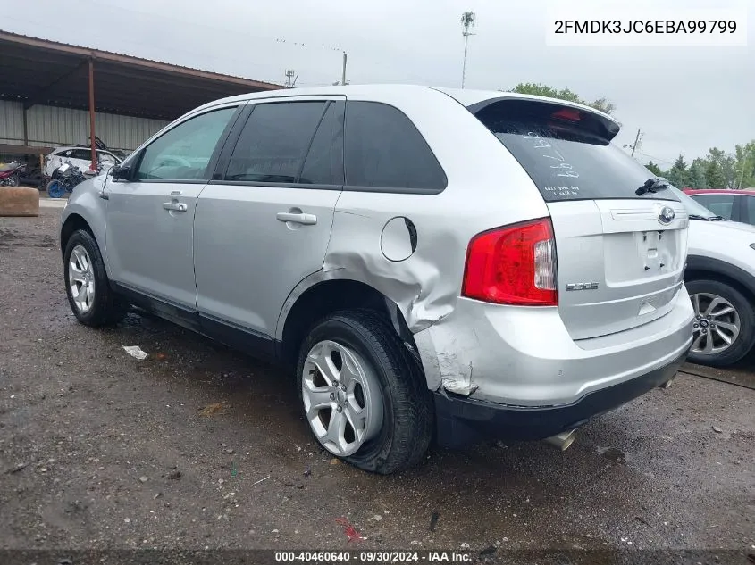 2014 Ford Edge Sel VIN: 2FMDK3JC6EBA99799 Lot: 40460640