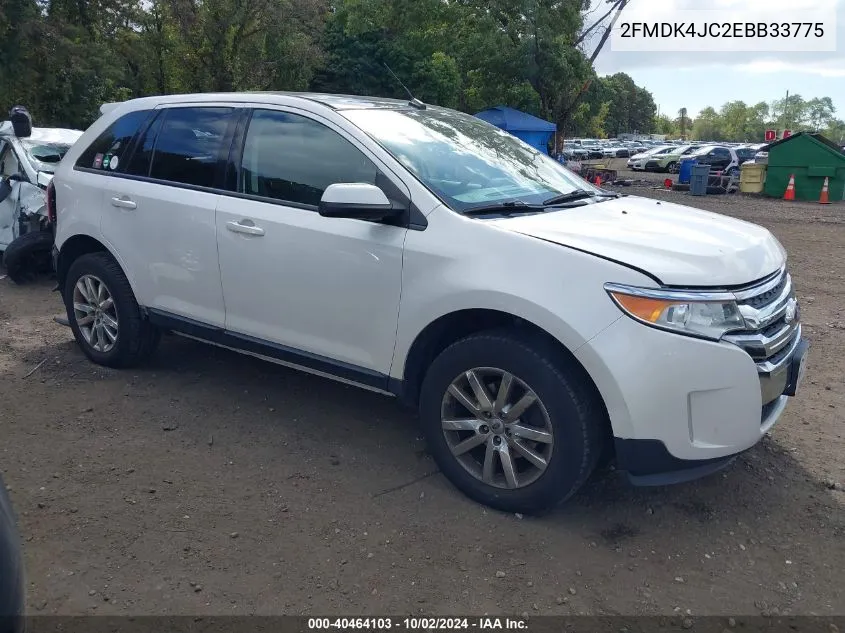 2014 Ford Edge Sel VIN: 2FMDK4JC2EBB33775 Lot: 40464103