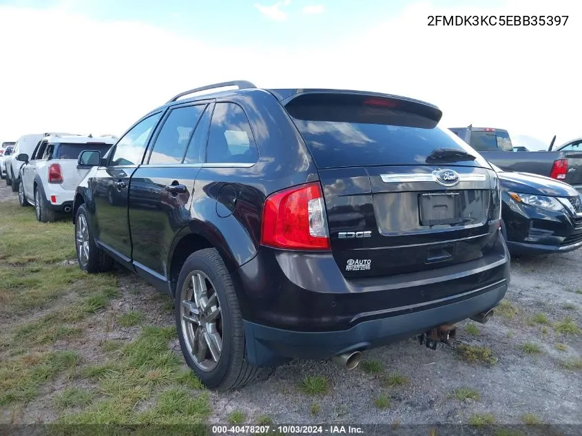 2014 Ford Edge Limited VIN: 2FMDK3KC5EBB35397 Lot: 40478207