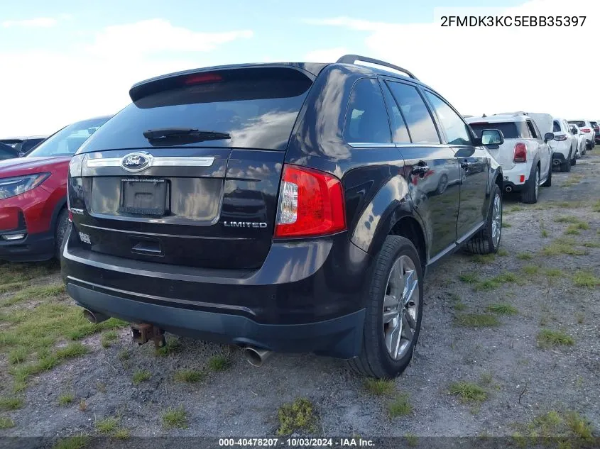 2014 Ford Edge Limited VIN: 2FMDK3KC5EBB35397 Lot: 40478207