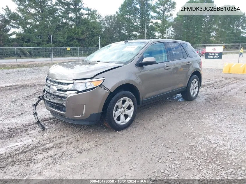 2014 Ford Edge Sel VIN: 2FMDK3JC2EBB10264 Lot: 40479350