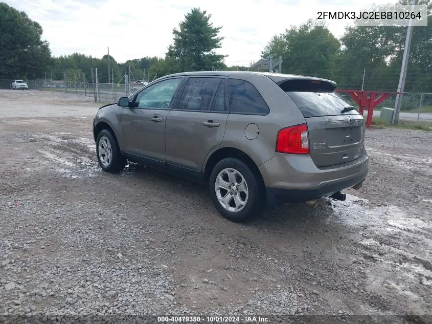 2014 Ford Edge Sel VIN: 2FMDK3JC2EBB10264 Lot: 40479350