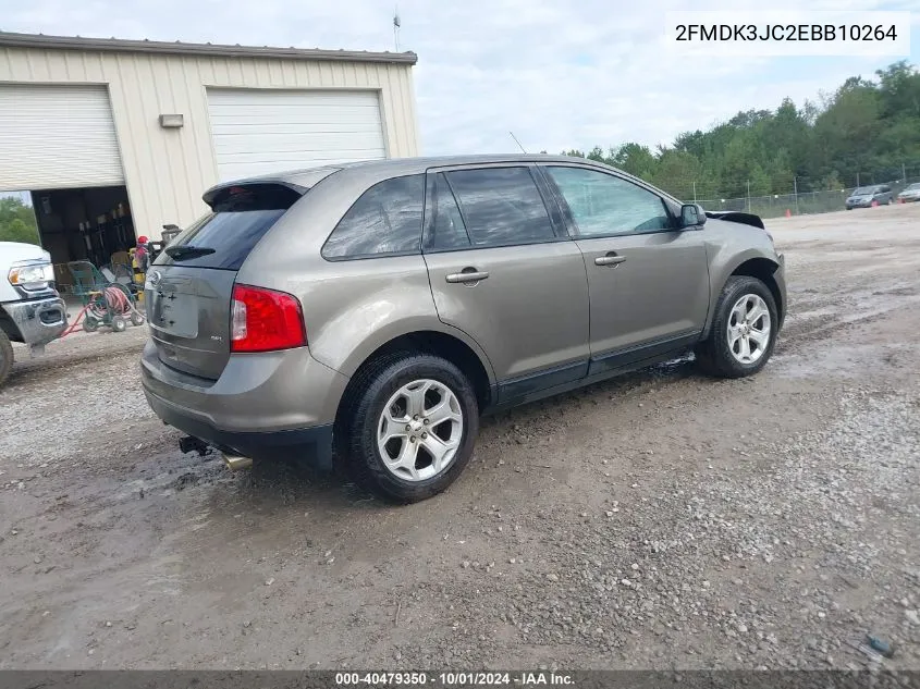 2014 Ford Edge Sel VIN: 2FMDK3JC2EBB10264 Lot: 40479350