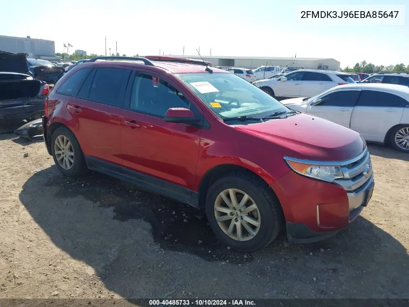 2FMDK3J96EBA85647 2014 Ford Edge Sel