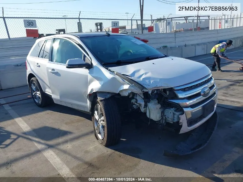 2014 Ford Edge Limited VIN: 2FMDK3KC7EBB56963 Lot: 40487394